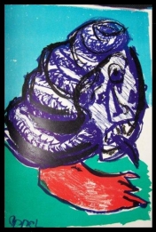 Karel Appel one cent life litho
